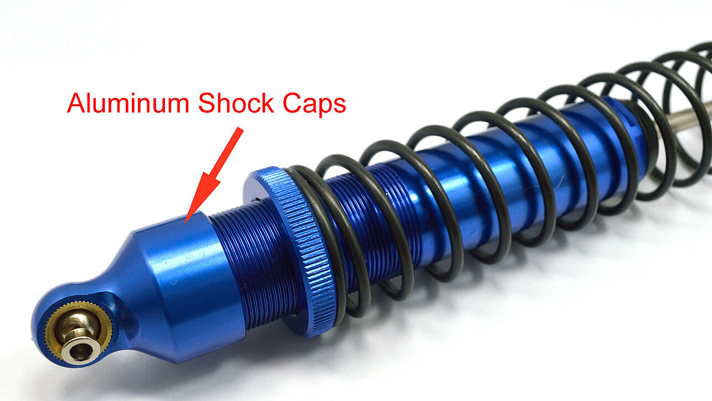 Aluminum Shock Caps 4 pcs For Traxxas X-Maxx 1/5 8S 7076-4 - Image 2