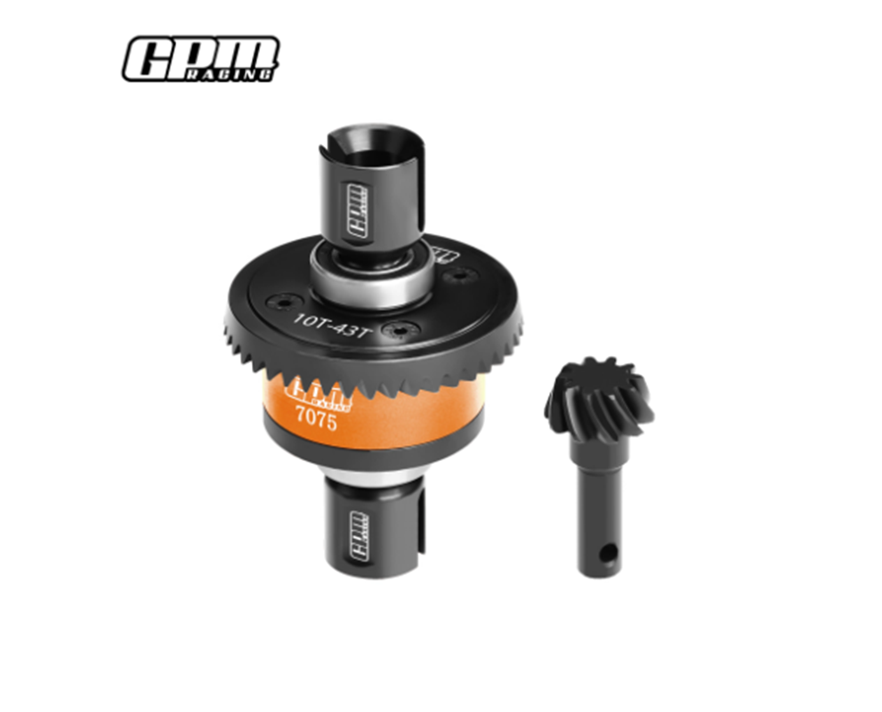 20CrMnTi Steel + 7075Alu 10/43T Front/Rear Complete Diffs For TRAXXAS 1/8 Sledge - Image 4