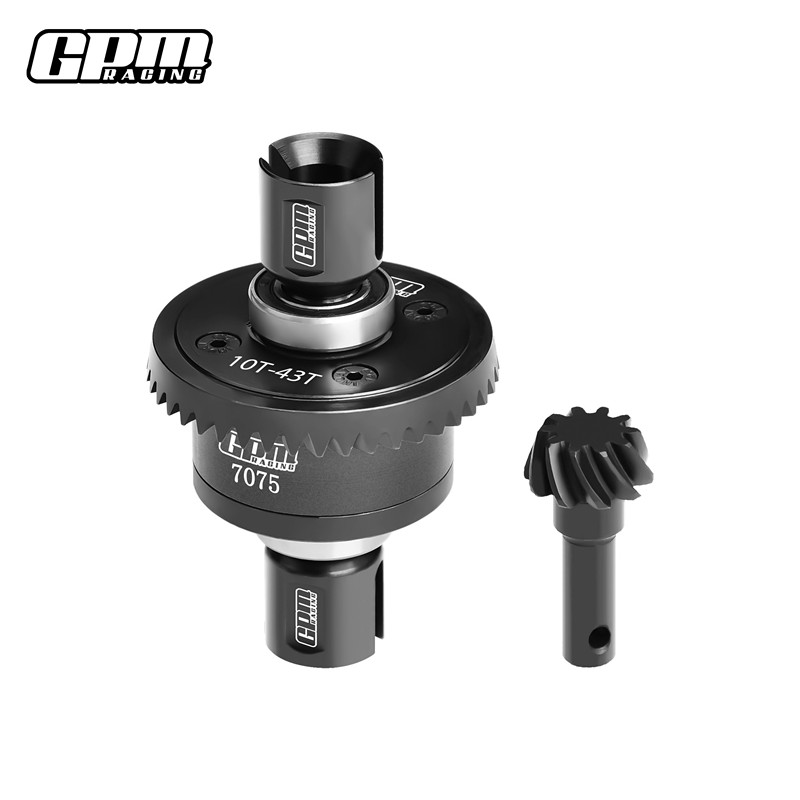 20CrMnTi Steel + 7075Alu 10/43T Front/Rear Complete Diffs For TRAXXAS 1/8 Sledge - Image 7