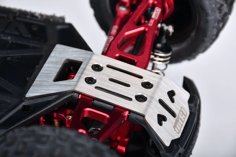 Stainless Steel Front and Rear Chassis Skid For ARRMA 1/18 Granite Grom - Image 3