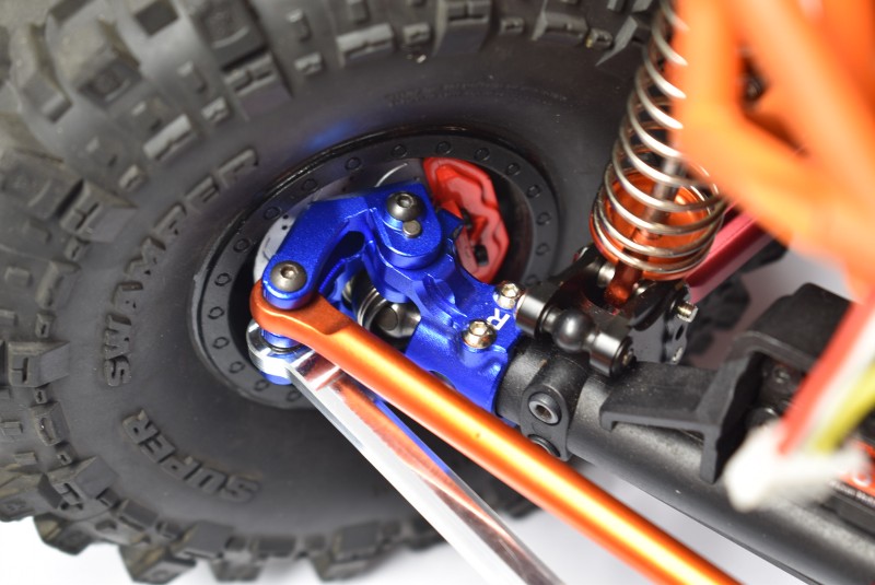 Aluminium Front C-Bracket + Front and Rear Cup Set For Axial 1/10 RBX10 Ryft 4WD Scale - Image 3