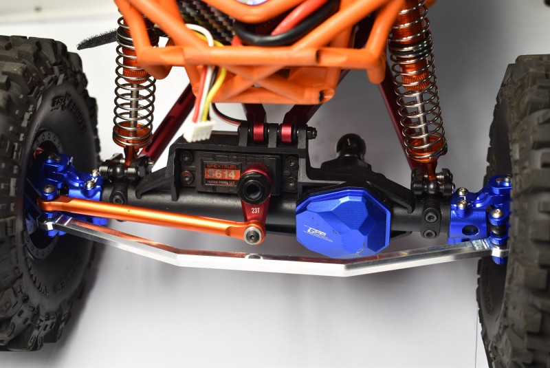 Aluminium Front C-Bracket + Front and Rear Cup Set For Axial 1/10 RBX10 Ryft 4WD Scale - Image 2