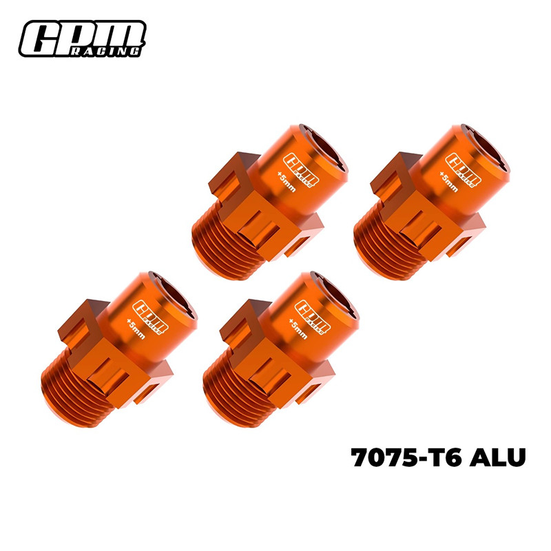 7075 Alloy 17mm Wheel Hubs Widen 5mm For TRAXXAS 1/8 JATO 4X4 VXL 9086 - Image 5