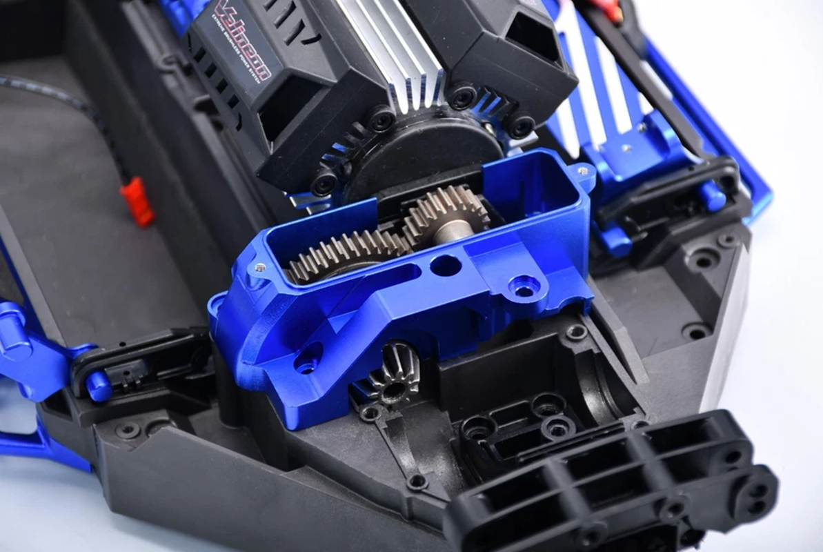 7075 Alloy Oversized Gear Covers For 1.5Mod/28T TRAXXAS 1/6 Funco Sand 8S - Image 2