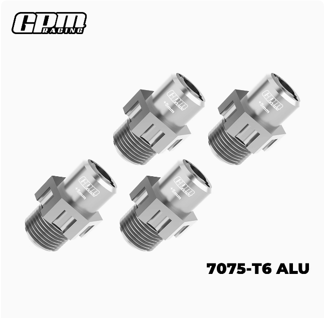 7075 Alloy 17mm Wheel Hubs Widen 5mm For TRAXXAS 1/8 JATO 4X4 VXL 9086 - Image 7