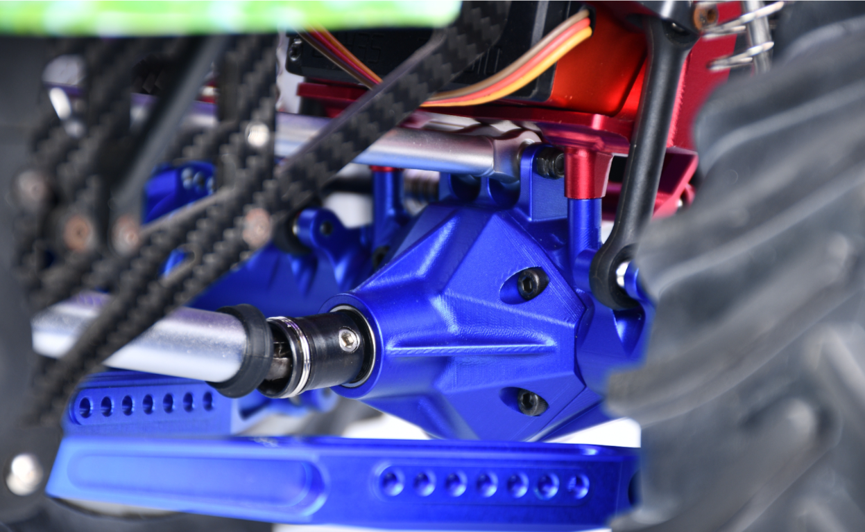 GPM 7075 Alu Quick Release Front Axle Housing Set For LOSI 1/8 LMT 1.0/2.0 LOS-1805 - Image 3