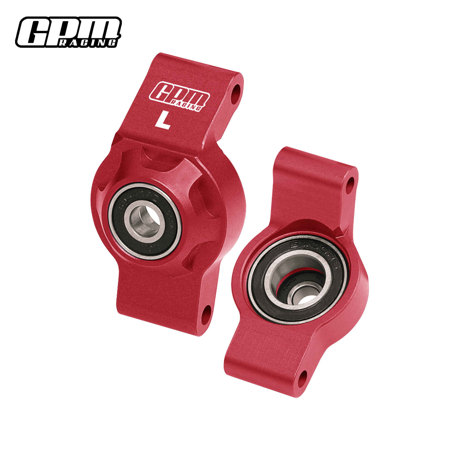7075 Aluminum Rear Knuckles (C-Hubs) with Heavy Duty Bearings for TRAXXAS Mini Maxx, Mini XRT & Mini SLASH - Image 10