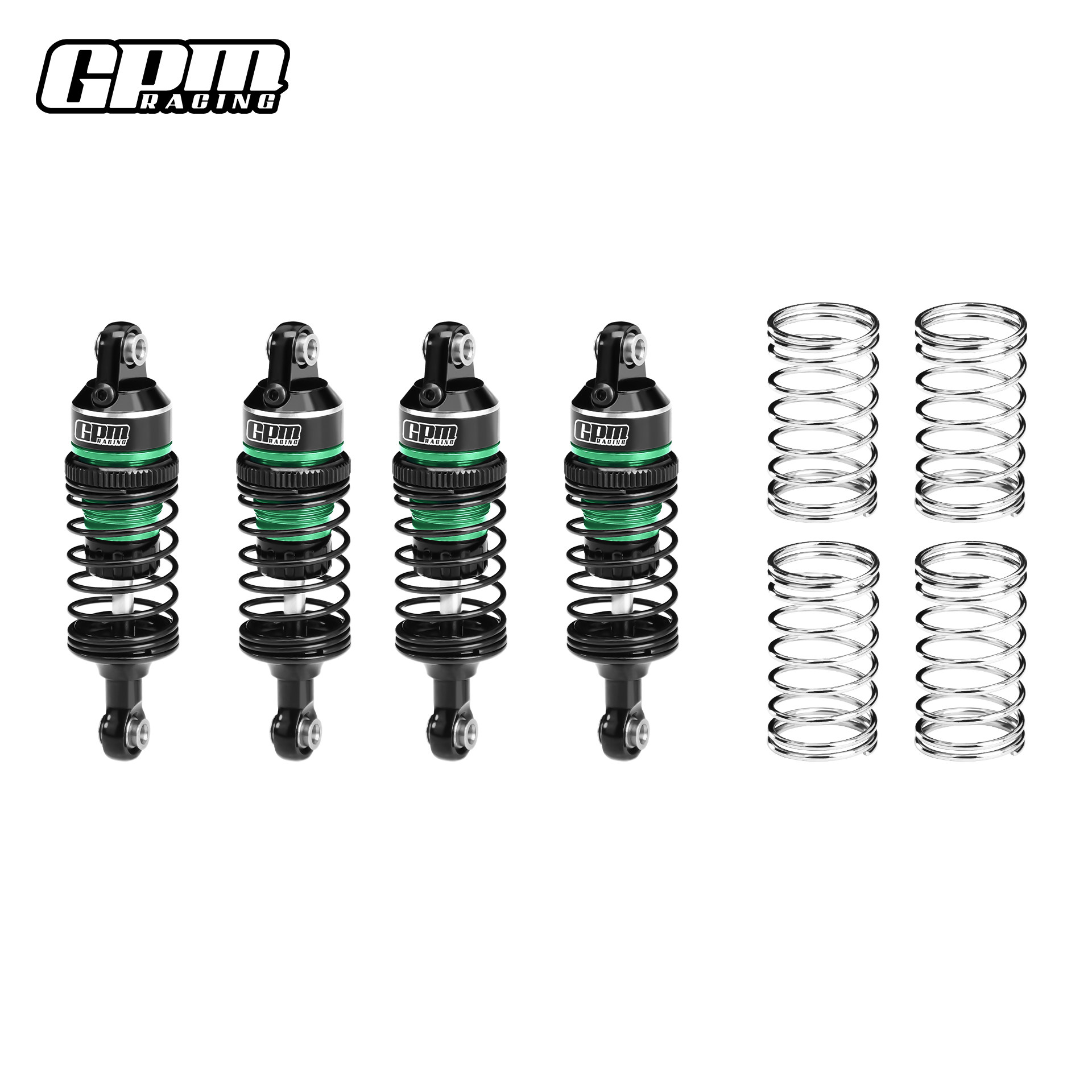 Full Set of Aluminum Progressive Shock Absorbers, Center Distance 63mm for TRAXXAS Mini SLASH & Mini Rally - Image 8