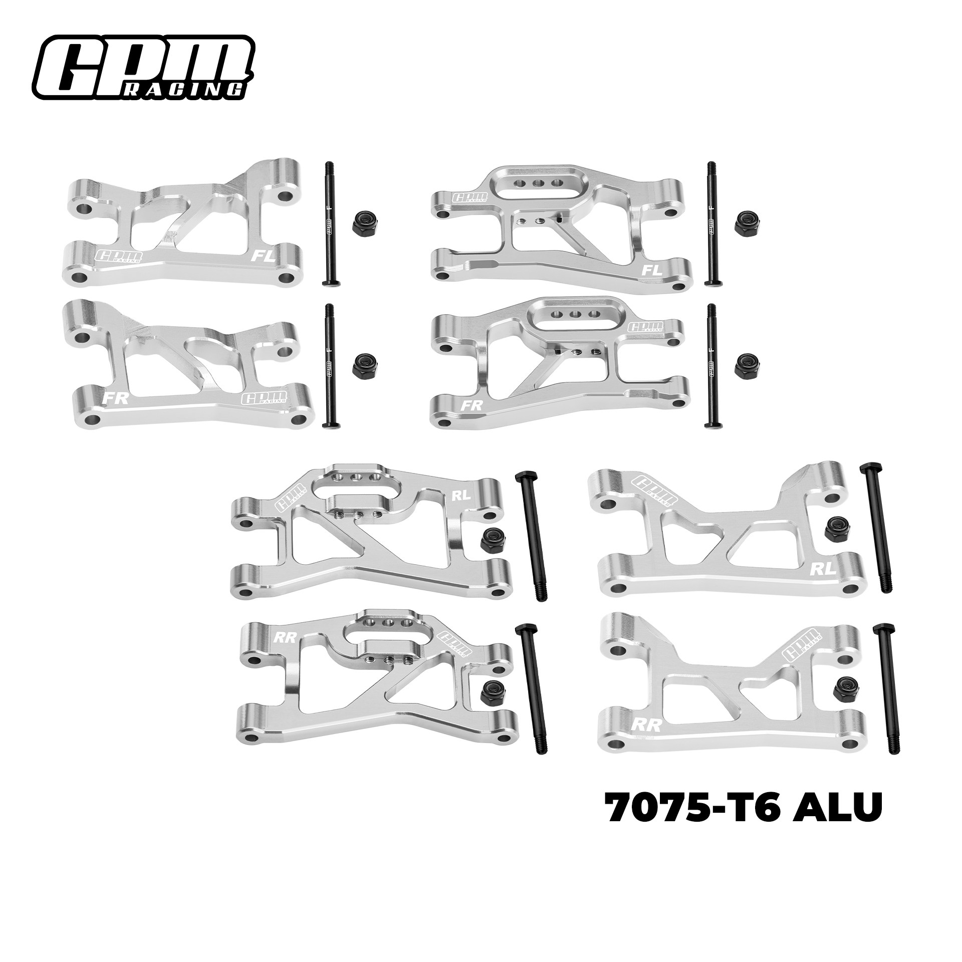 Aluminum 7075 Full Set Swing Arm Parts For TRAXXAS MINI SLASH 1/16 Mini Rally VXL Ford - Image 11