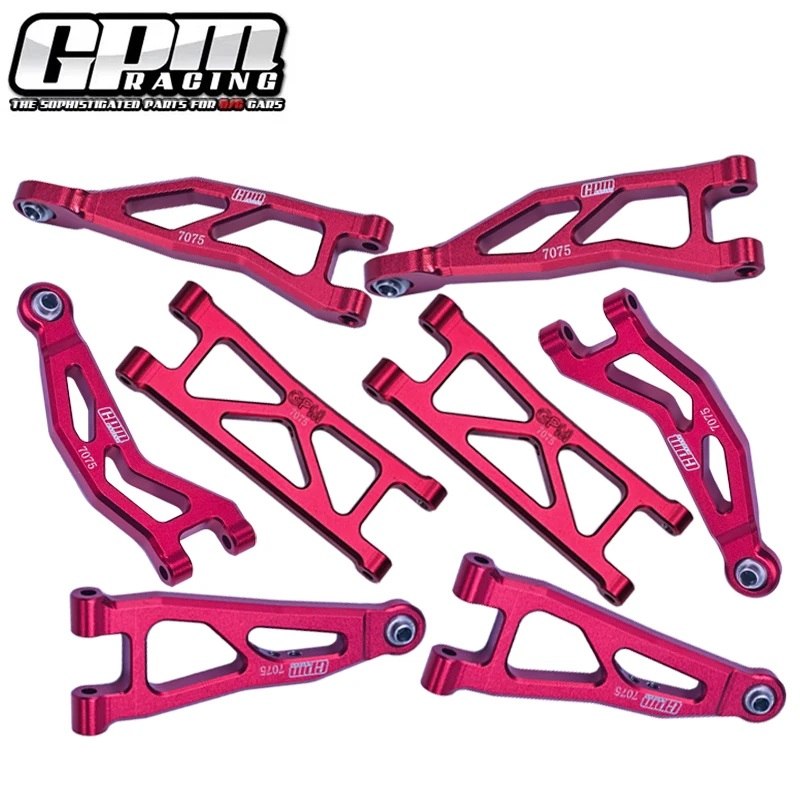 GPM Alu 7075 Front & Rear Suspension Arms Set For ARRMA 1/18 Granite Grom Typhon - Image 3