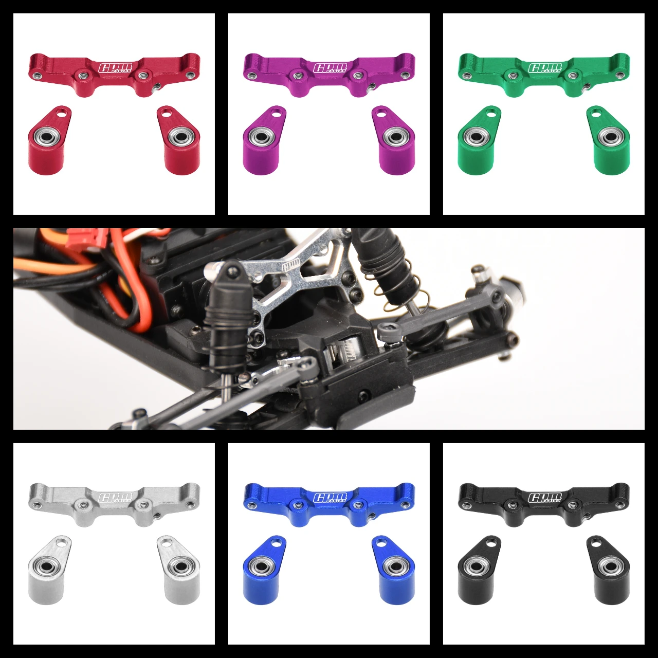 GPM 7075 Alloy Steering Rack For LOSI 1/24 Micro-B / 1/28 Micro-T LOS-1761 - Image 7