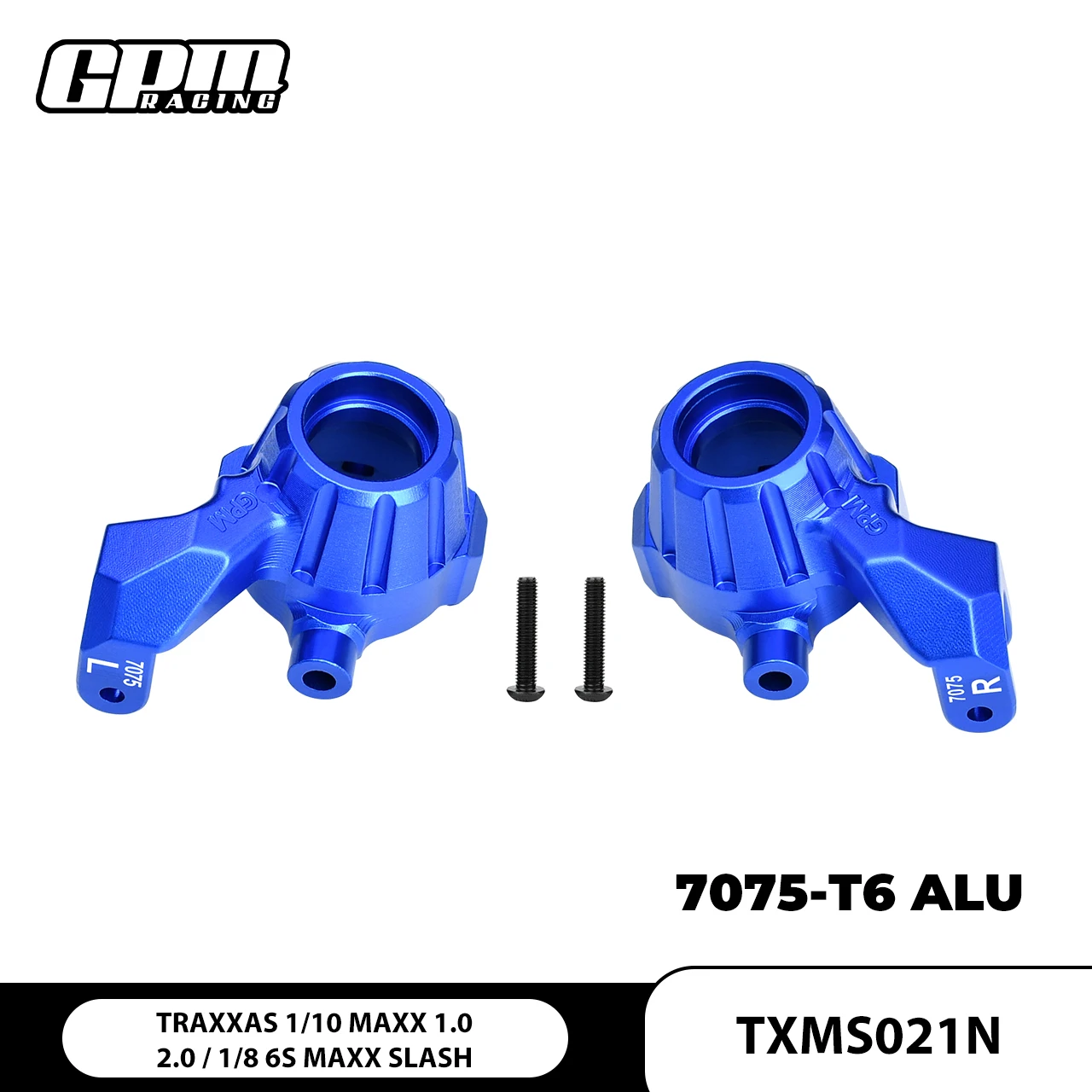 GPM Alloy 7075 Front Steering Blocks for TRAXXAS 1/10 Maxx 1.0 1/8 6S Maxx Slash 8937 - Upgrade Racing Car Parts - Image 6