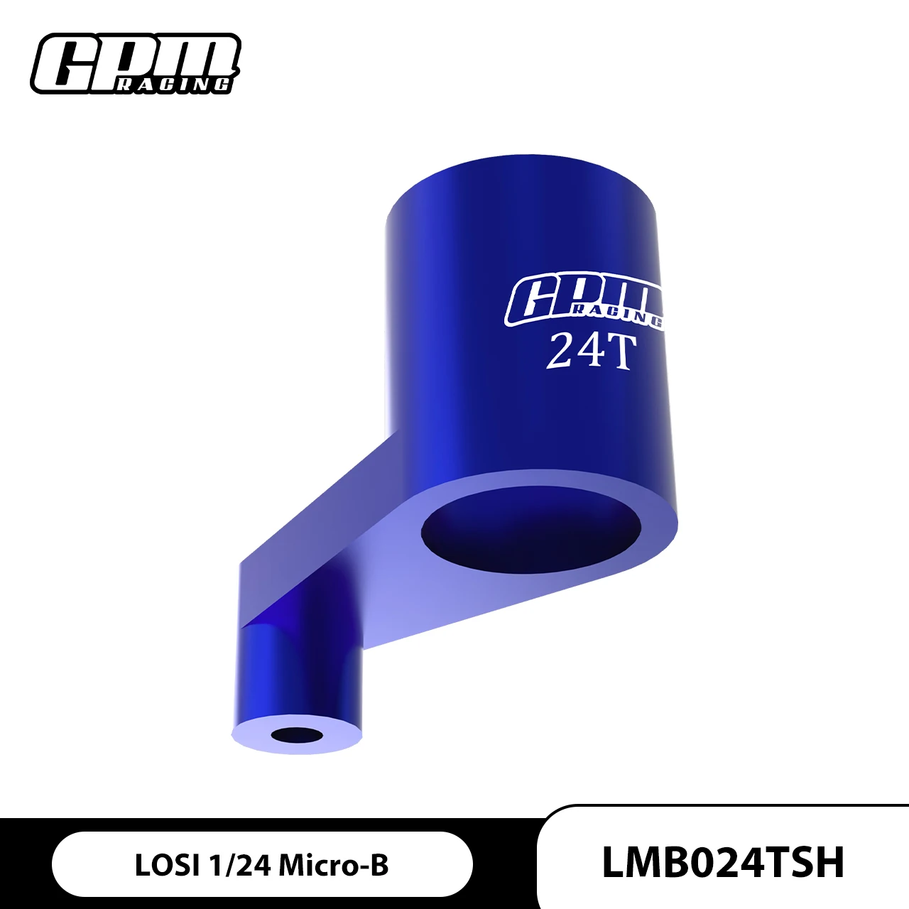 GPM 7075 Alloy 24T Servo Arm For LOSI 1/24 Micro-B LOS-1987 - Image 2