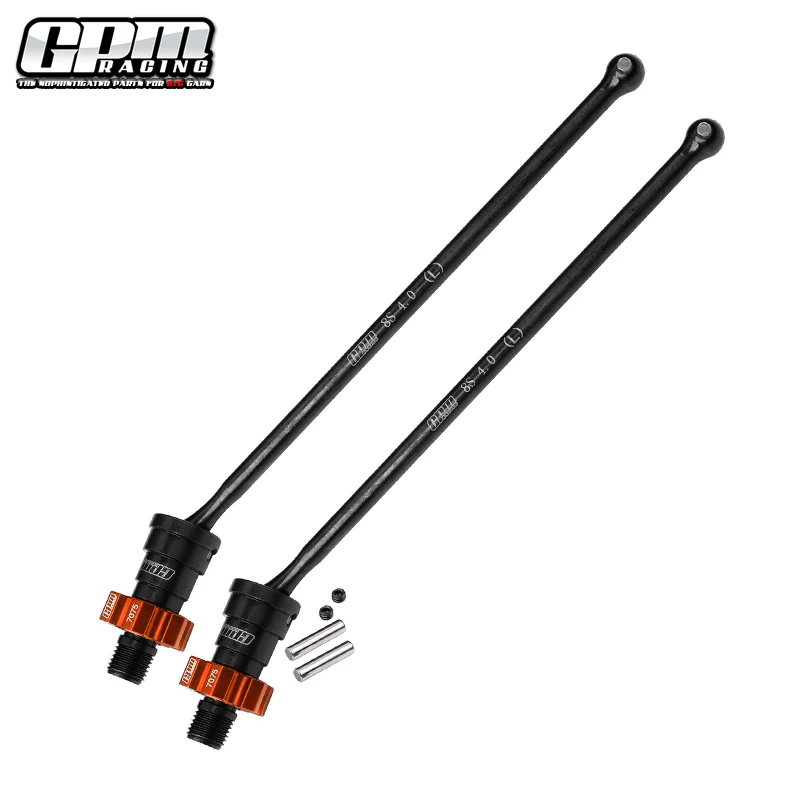 GPM Carbon Steel Front/Rear Driveshaft with 7075 Alloy Hex for TRAXXAS XRT #7895 WideMaxx - Upgrade Racing Accessory - Image 3