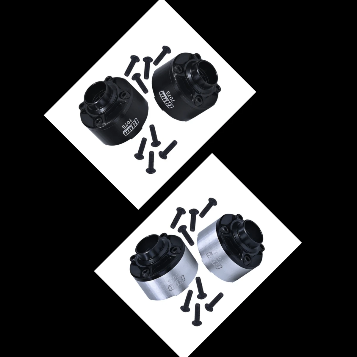 GPM Carbon Steel+Alloy 7075 Front/Center/Rear Diff Case Set TRAXXAS XRT X-Maxx 77076-4 - Image 13