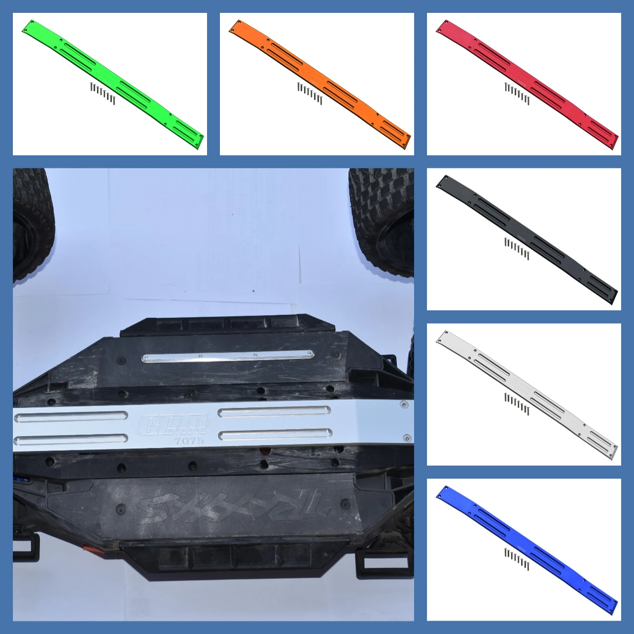 GPM Aluminum 7075 Chassis Plate For TRAXXAS 1/6 XRT 8S 78086-4 - Image 7